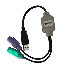 Micro Innovations PS/2 Keyboard/Mouse to USB Converter Adapter - Picture 1 of 3