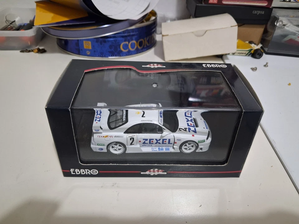 NISSAN SKYLINE GT-R R33 ZEXEL SKYLINE JGTC 1996 EBBRO 978 1/43 - Immagine 1 di 1