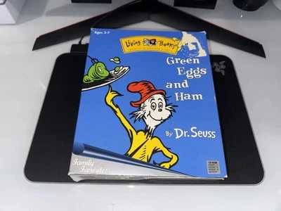 Living Books Green Eggs and Ham Dr Seuss PC 1996 Big Box Computer Game - No Disk - Image 1 of 4