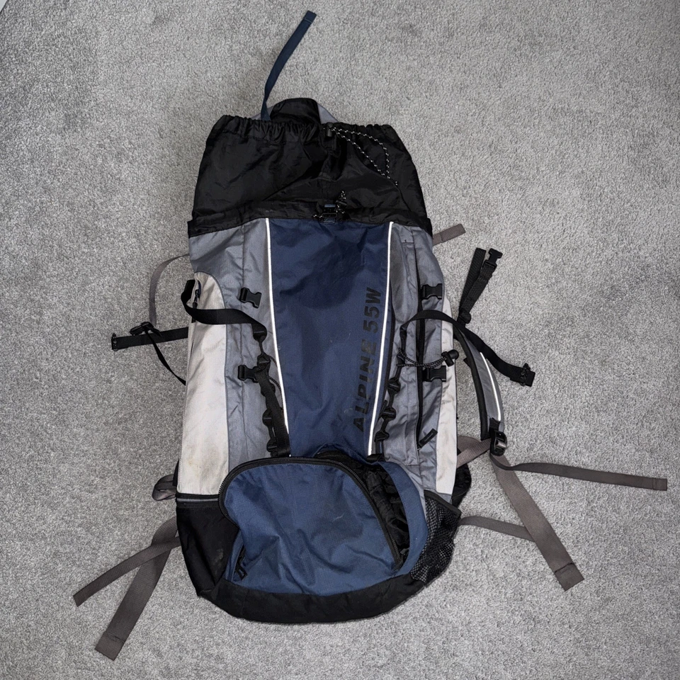 Mochila de senderismo Blacks Alpine 55 litros azul/gris  Foto 1 de 4