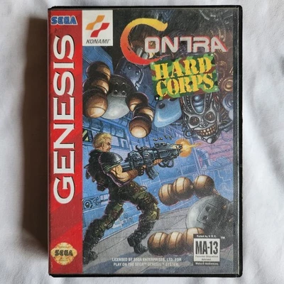 Contra: Hard Corps Konami (Sega Genesis) Authentic Complete in Box CIB w/ Manual - Image 1 of 4