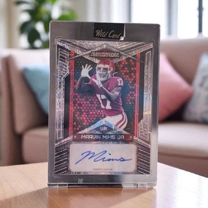 2023 Wild Card Alumination Marvin Mims Jr. Auto 4/5 🔥 Broncos RC SSP WR - Bild 1 von 2