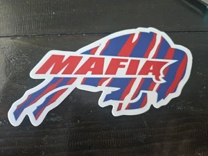 LARGE Buffalo Bills MAFIA Premium Vinyl STICKER - NFL Fans of The Buffalo Bills - Picture 1 of 1