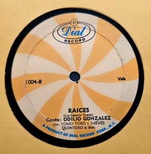 ODILIO GONZALEZ / UNA TERCERA PERSONA / RAICES / 78 RPM RECORD - Picture 1 of 2