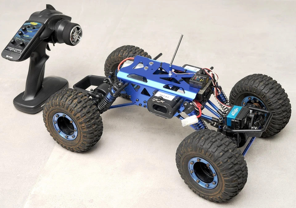 Carson X-Crawlee Crwawler 1:10 ++ RC Car 4WD ++ Brauchbar, teilkomplett ++ - Bild 1 von 3
