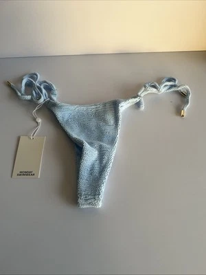 Monday Swimwear HANALEI BOTTOM - SEA MIST CRINKLE Size V …A4 - Image 1 of 3