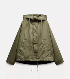 ZARA : : LEICHTER OVERSIZE-PARKA : : BAUMWOLLE : : NEU/UNGETRAGEN : : EUR S - Bild 1 von 5