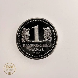 E&M Silbermünze ''Bay. Margl 2002'' 999 Feinsilber 5.000Ex 15gr. PP Zertifikat - Bild 1 von 4