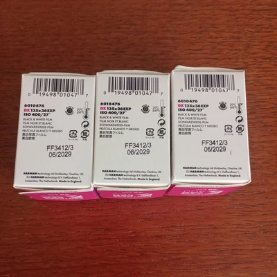 3 x Kentmere PAN 400 35mm Black & White Film 36 Exposures   - Image 1 of 4