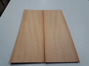 Pine Wood Veneer - CONSTRUCTIONAL - 11 NATURAL WOOD SHEETS - 470 x 180 x 1.4mm - Picture 1 of 4