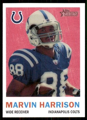 2005 Topps Heritage #22 Marvin Harrison Indianapolis Colts - Image 1 of 2