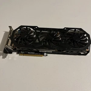 GIGABYTE GTX 970 G1 Gaming - 4GB GDDR5 NVIDIA GFX Card - GV-N970GI-GAMING-4GD - Picture 1 of 7