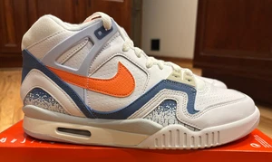 Nike Air Tech Challenge II QS White Tart Stone Blue FZ9033 101 Men's Size 10 - Picture 1 of 8
