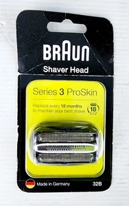 Braun Series 3 - 32B Cassette Foil & Cutter Pack Replacement Head Black - Picture 1 of 2