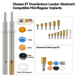 Locator Abutment Overdenture Fits for Hiossen Osstem Mini Regular Platform - Picture 1 of 86