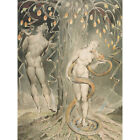 William Blake The Temptation And Fall Of Eve Large Canvas Art Print