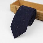 Wool Viscose Tie Solid Color Corbata Slim Striped Necktie Cravat Clothing Ties