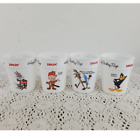 Vintage Ziploc 80S 1989 Looney Tunes Bugs Bunny 50Th Anniversary Plastic Cups
