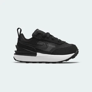Kleinkinder Nike Waffle One (TD) Turnschuhe DC0479 001 schwarz/weiß Größe UK 4,5 bis 9,5 - Bild 1 von 5
