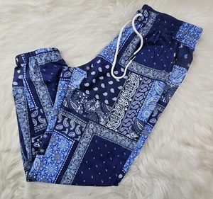 SHEIN GR. (L) Paisley elastischer Bund Kordelzug Knöchel Jogginghose Herren - Bild 1 von 7