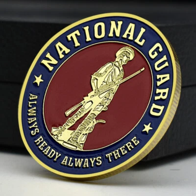 美国国民警卫队镀金硬币陆军和空军挑战奖章 — 第 1/4 张图片