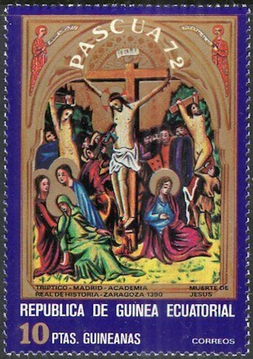 Guinea Ecuatorial #Mi50 MNH 1972 Muerte de Jesús [72-38 YT18E] Foto 1 de 1