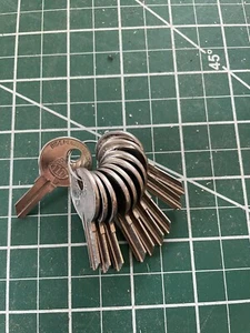 10 Keil 169f Key Blank New Uncut Brass Locksmith Key Blank National - Picture 1 of 2