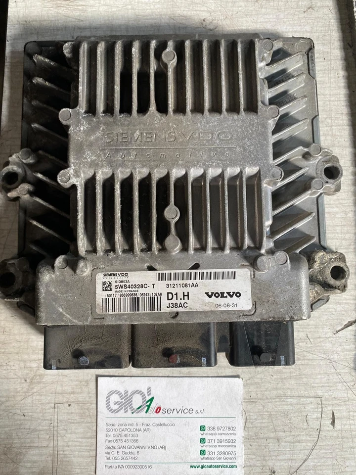5WS40328C - 31211081AA CENTRALINA MOTORE ORIGINALE VOLVO V50 - Immagine 1 di 1