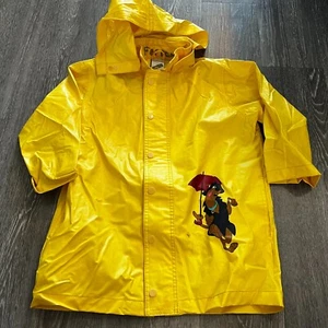 Vintage Youth Warner Bros Rain Jacket Unisex Kids Small Scooby Doo - Picture 1 of 4