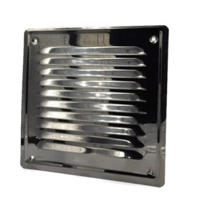 Acero Inoxidable Ventilación Reja 165mm x Con Fly Pantalla Cubierta - Imagen 1 de 3