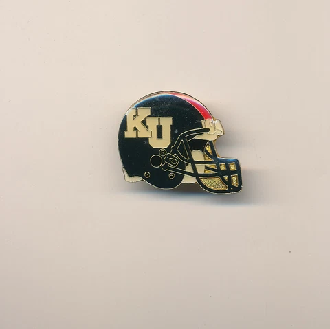 Kansas Jayhawks Old Style Helmet #4 NCAA College Football Pin Cover