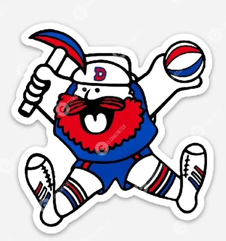 Denver Nuggets RETRO STICKER - Retro NBA Jokic Gold Digger Mascot Logo Colorado Cover