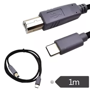 USB Printer 2.0 B Male to USB-C 3.1 Type C Male OTG Data CellPhone Cable Cord 1m - Picture 1 of 7