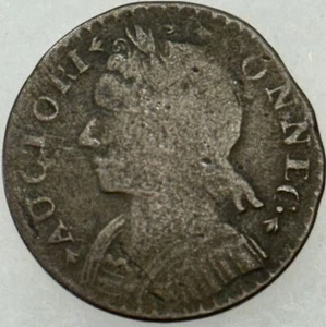 1787 CONNECTICUT BUST LEFT AUCTORI COLONIAL - CIRCULATED - Picture 1 of 2
