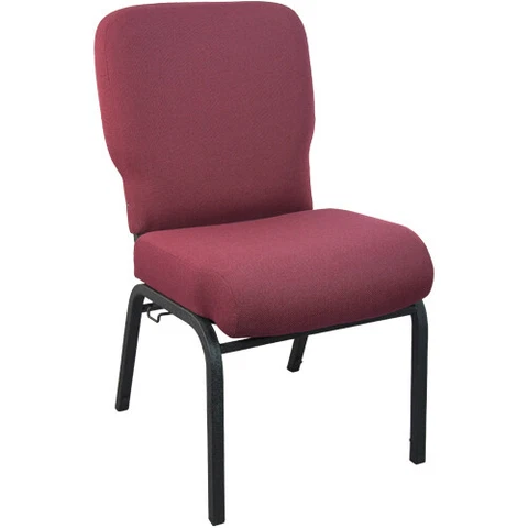 Advantage Signature Elite Maroon Church Chair - 20 in. Wide Cover