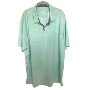 NWT Tommy Bahama Coasta Vera Polo Shirt Sz 1XLB Aqua - Picture 1 of 10