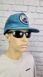 Exxon Operations Team Alaska 1989 Hat Blue Corduroy OPS Team Oil Spill Historic - Picture 1 of 6