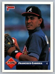 1993 Donruss #184 FRANCISCO CABRERA Atlanta Braves NM-MINT - Picture 1 of 2