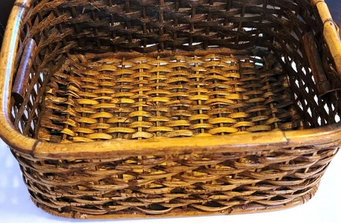 Older Straw Basket Cover