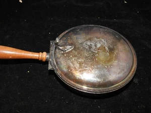 Vintage Sheffield Silver Company hinged lidded pot, silent butler with handle - Picture 1 of 7