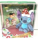 Disney Lilo &Stitch Poseable Naughty Or Nice Stitch Plush & Story Holiday Book 