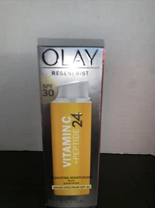 Olay Regenerist SPF30 Vitamin C +Peptide 24 Hydrating Moisturizer 50ml - Picture 1 of 2