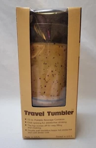 Thermo-Serv Reisebecher Thermobecher 12 Unzen Tasse Neu aus altem Lagerbestand Neu im Karton Korken-Design - Bild 1 von 18