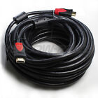50Ft Plated Connection Hdmi Cable V1.4 Hd 1080P For Lcd Dvd 3D Hdtv Samsung Sony