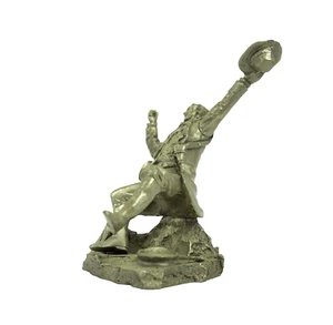 Franklin Mint Gold Rush 1848-1857 Pewter Figurine Sculpture VTG American Panning - Picture 1 of 8