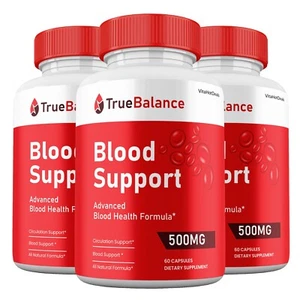 True Balance Blood Support Capsules, Max Strength, TrueBalance Pills (3 Pack) - Picture 1 of 6