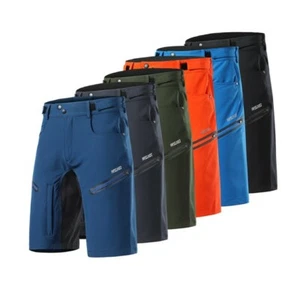 Men's Cycling Shorts Loose Fit MTB Bike Shorts Bicycle Pocket Short Pants - Picture 1 of 88