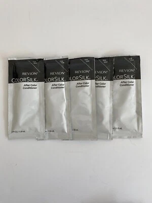 Lot of 5 Revlon ColorSilk After Color Conditioner Step 3 Packets 0.4 FL Oz - Image 1 of 3