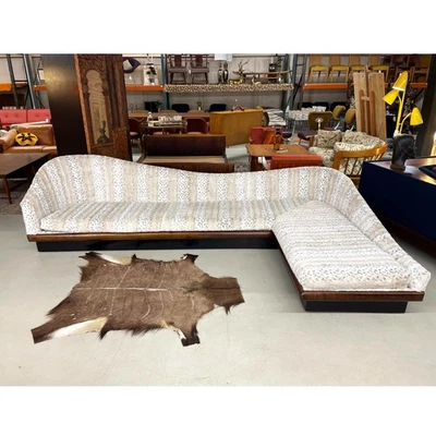 Restored Mid-Century Modern Adrian Pearsall L-Shaped Cloud Sofa Sectional - Image 1 of 4