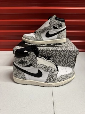 New! Air Jordan 1 Retro High OG Retro 'White Cement' DZ5485-052 Size 12 NEW DS - Image 1 of 4